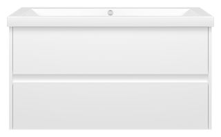 Подвесная тумба под раковину Misty Алиса 100см белый