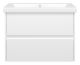 Подвесная тумба под раковину Misty Алиса 75см белый
