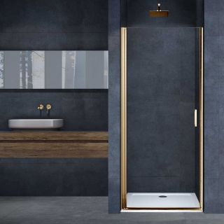 Душевая дверь в нишу Vincea Alpha VDP-3AL800CLG 80 см золото