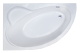 Акриловая ванна Royal Bath Alpine левая 150x100см белый RB819100L