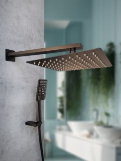 Душевая система AltroBagno Lamberto 040105 NeOp черный матовый