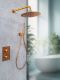 Душевая система с термостатом AltroBagno Unione 040410 RaSp матовая медь 