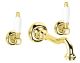 Встраиваемый смеситель для раковины, золото Cezares FIRST-BLS1-03/24-Bi