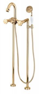 Напольный смеситель для ванны с ручным душем Cezares APHRODITE-VDP-03/24-S1