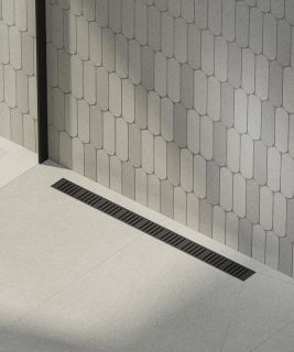 Душевой лоток Kerama Marazzi APZ10BLACK-750KM 75 см smart с перфорированной решёткой