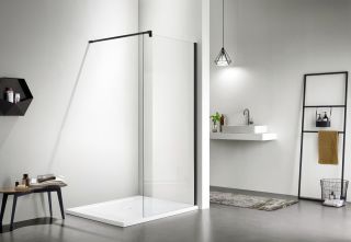 Душевая перегородка Aquatek Walk in AQ WIW 09020BL 90см чёрный