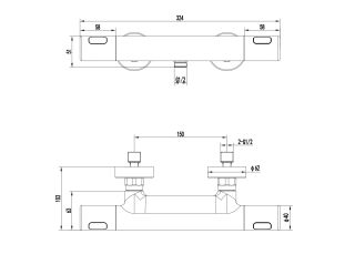 Смеситель для душа Aquatek Ника AQ1863CR хром