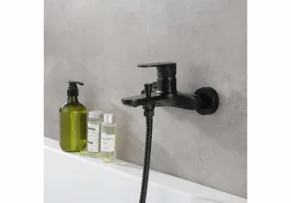 Смеситель для ванны Aquatek Альфа AQ1940MB чёрный матовый