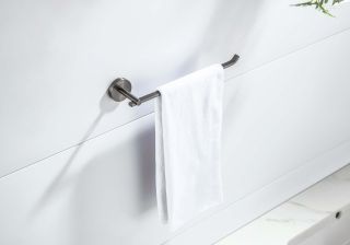 Полотенцедержатель Aquatek Бетта AQ4619BGM оружейная сталь