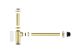 Сифон для раковины Aquatek AQ6012PG полированное золото