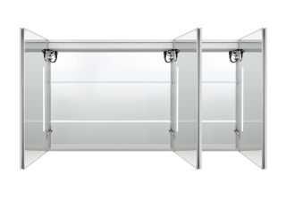 Зеркало-шкаф с подсветкой Aquatek AQ7129-MLC 120 см сенсорное управление хром