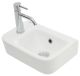 Раковина AQUAme AQM5006L левая 37см белый глянцевый