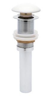 Донный клапан для раковины AQUAme AQM7002-0MW без перелива белый матовый