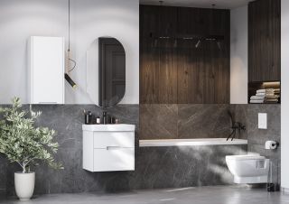 Тумба для комплекта AQUATON Оливия 55 белая матовая