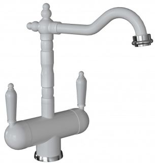Смеситель для кухни Florentina Ария с подключением под фильтр жасмин