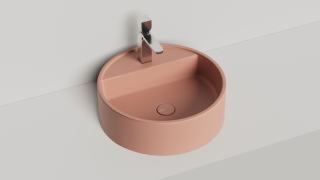 Накладная раковина Salini Armonia Top 02 S-Sense 130116GRF 45см RAL полностью