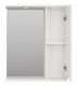 Зеркальный шкаф с подсветкой Misty Атлантик правый 60см белый