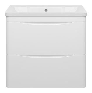 Подвесная тумба под раковину Misty Атлантик 70 см белый