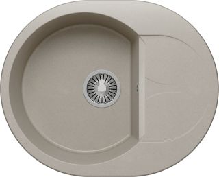 Мойка кухонная Polygran ATOL-620 серый 678941