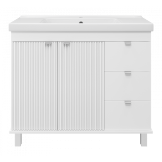 Напольная тумба под раковину Misty Аврора П-Авр-06100-0143Я 100 см белый