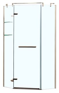 Душевое ограждение Azario MONTREAL AZ-NWG3231 900 L GOLD