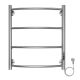 Полотенцесушитель электрический AZARIO VERONA AZ04856 500/600 4 секции, тен слева, хром