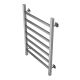 Полотенцесушитель водяной AZARIO ANCONA AZ75558 500/800 квадрат, 7 секций, нижнее/диагональное подключение, 1/2, хром