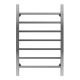 Полотенцесушитель водяной AZARIO ANCONA AZ75558 500/800 квадрат, 7 секций, нижнее/диагональное подключение, 1/2, хром