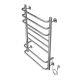 Полотенцесушитель электрический AZARIO MILAN AZ90858 500/800 8 секций, тен справа, хром