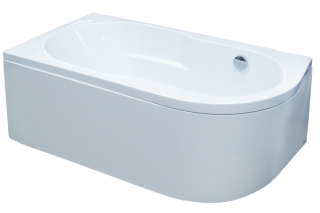 Акриловая ванна Royal Bath Azur левая 140x80см белый RB614200L