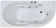 Гидромассажная ванна Royal Bath Azur Standart 160x80см левая белый RB614202ST-L