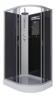 Душевая кабина Niagara NG-3512-14LBKT 120x80см серебро/тонированное