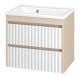 Подвесная тумба под раковину Brevita Balaton BAL-06065-03-012Я 65см белый/бежевый