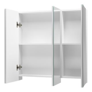 Зеркальный шкаф Misty Балтика 80см белый