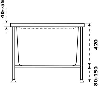 Акриловая ванна AZARIO Бали БАВ0105 180х80
