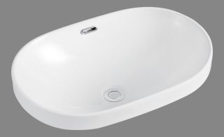 Раковина накладная BelBagno 60см белая  BB1004