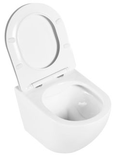 Комплект 3 в 1 BelBagno BB3105CHR/SC/BB002-80/BB005-PR-CHROME унитаз подвесной с сиденьем UNO BB3105CHR/SC система инсталляции для унитазов BB002-80  с кнопкой смыва BB005-PR-CH