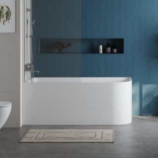 Акриловая ванна BELBAGNO BB712-1500-730-L 150x73 см 