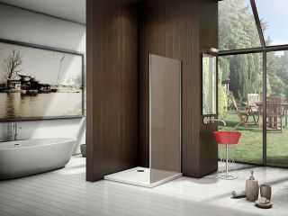 Боковая часть Good Door ORION SP-90 -G-CH стекло матовое