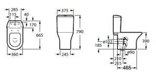 Унитаз Roca Leon 342649000