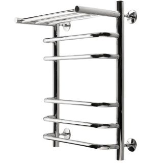 Полотенцесушитель водяной Indigo Brace LBCW60-40P с полкой 60x40 см хром