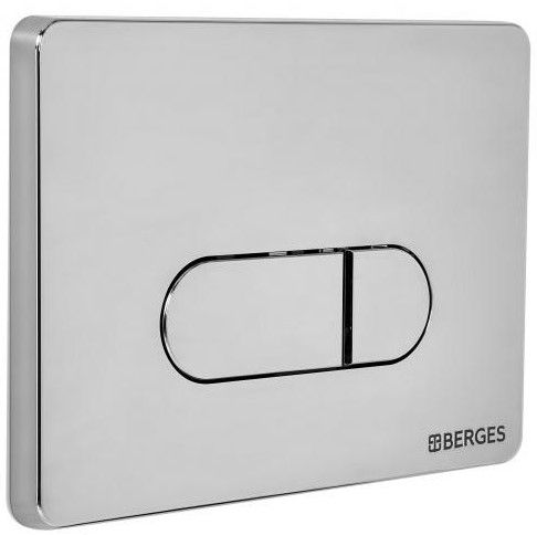 Кнопка смыва Berges Novum хром глянец 040033