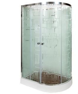 Душевая кабина Deto ЕМ1512 L  N с гидромассажем (гм.) 120х80х208 см