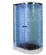 Душевая кабина Deto ЕМ1512 L LED с гм. 120х80х220 см
