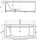 Акриловая ванна Aquatek Гелиос GEL180-0000067 180х90 см с фронтальным экраном сборно-разборный сварной каркас