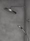 Душевая система с термостатом AltroBagno Bilancia 030428 GrMt оружейная сталь