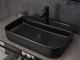Раковина Gid Bm9660 53376 накладная черная матовая 60x40x11