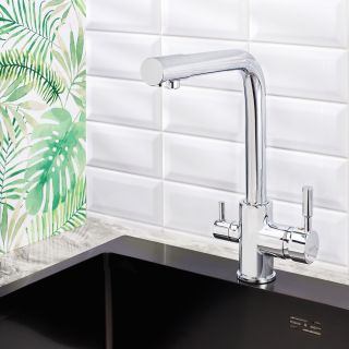 Смеситель для кухни BOOU 91401 с фильтром для питьевой воды хром