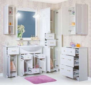 Шкаф навесной Бриклаер Анна 4627125411540 65 см белый