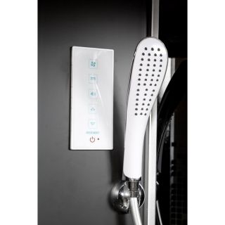 Душевая кабина Deto L 810 с электрикой BLACK 100х100х215 см